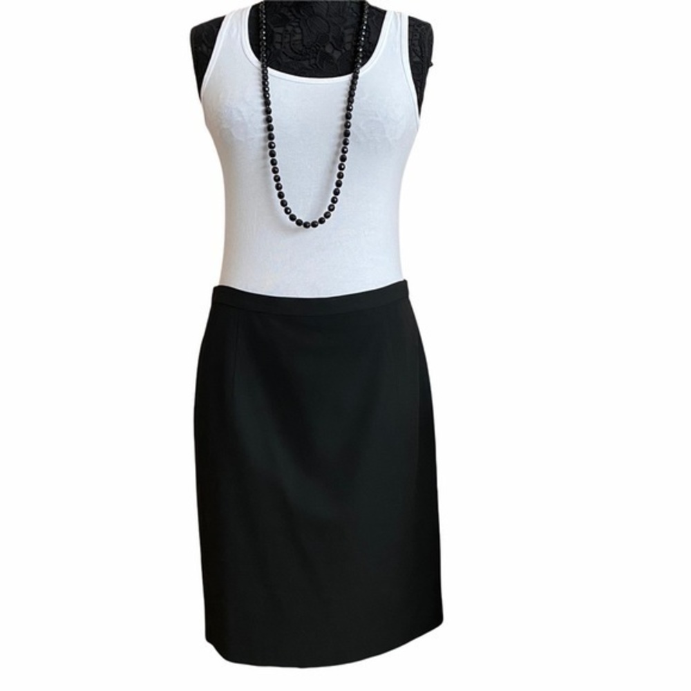 MICHAEL Michael Kors Black Polyester Spandex Blend Fitted Mini Pencil Skirt 10